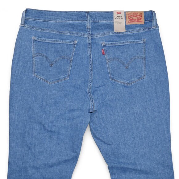 Levi's Women's Plus Size 18W Bootcut Jeans Stretch Mid-Rise Western Rodeo NWT - Picture 8 of 14